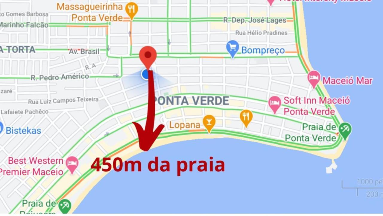 Apartamento Ponta Verde 3 Suites Maceió Exteriör bild